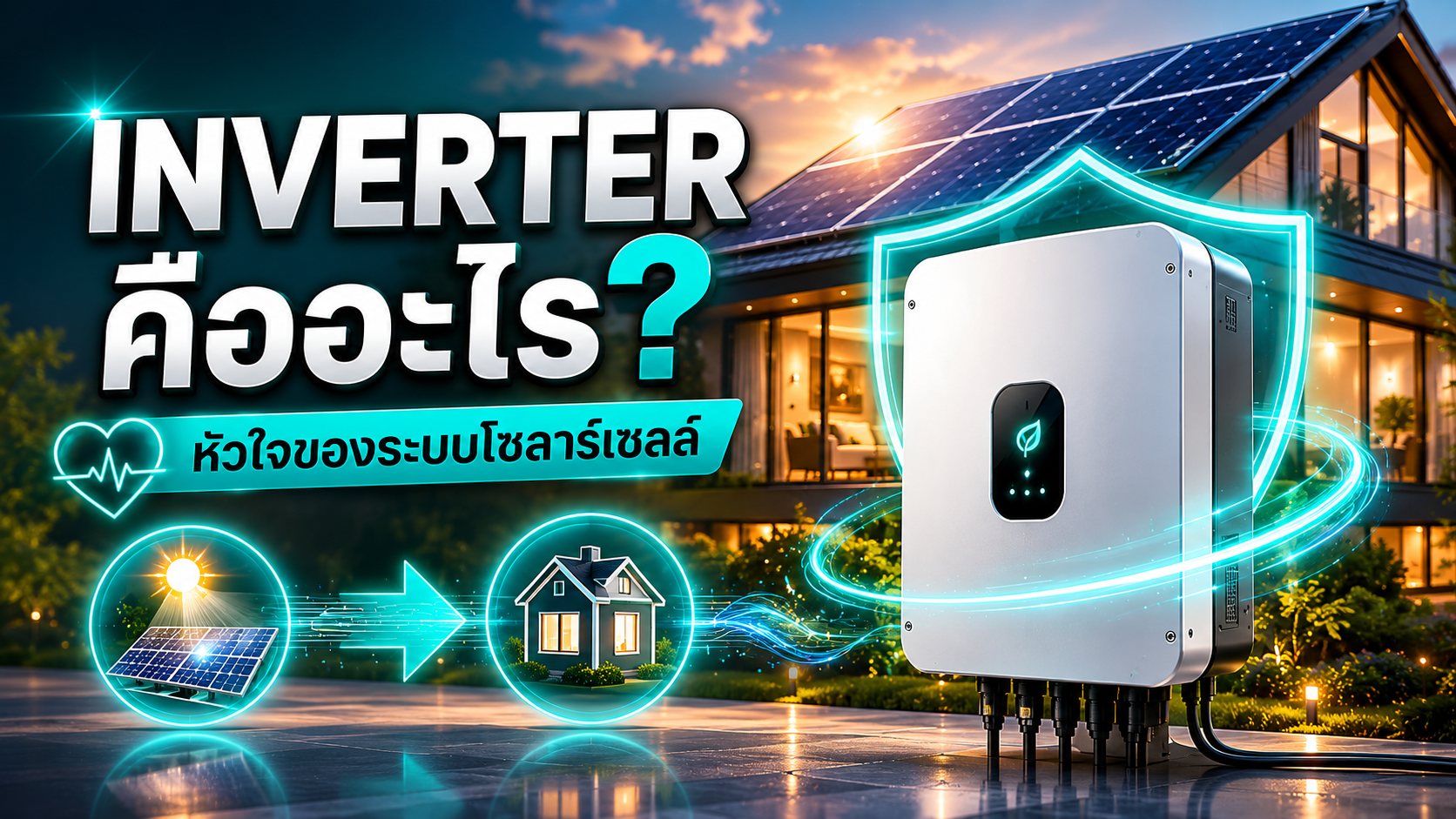 Inverter คืออะไร? ทำไมถึงเป็นหัวใจสำคัญของระบบ