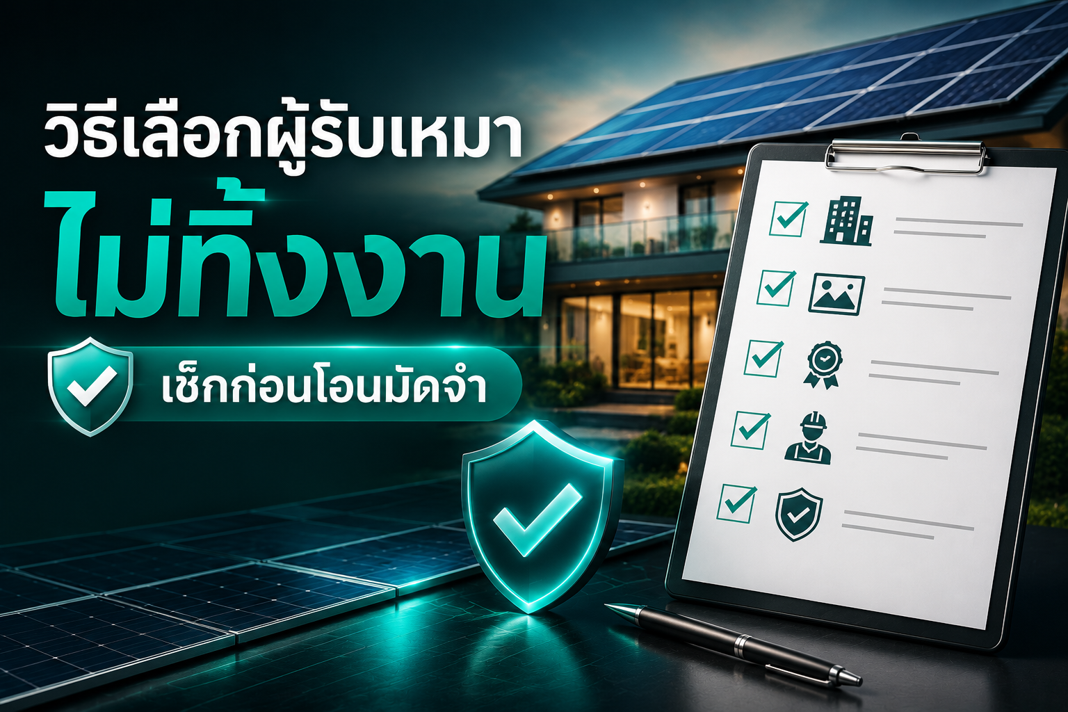 วิธีเลือกผู้รับเหมาไม่ทิ้งงาน: 5 จุดเช็กก่อนโอนเงินมัดจำ